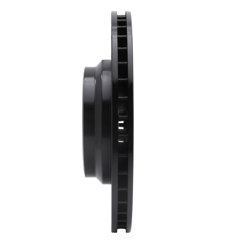 BMW 335I xDrive Brake Rotor (1) - Front Left - R1 Concepts - Drilled & Slotted - Black - `07-`15